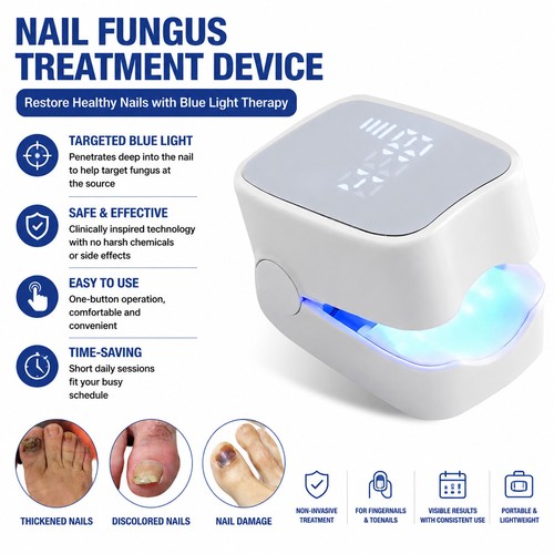 Led blue light nail care - light,